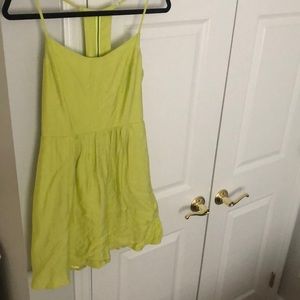 Lime green dress